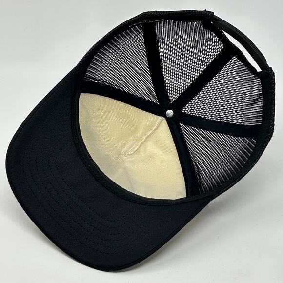 Feature Trucker Hat Cap Black Streetwear Sneaker Culture Mesh Snapback 5 Panel - Picture 4 of 9